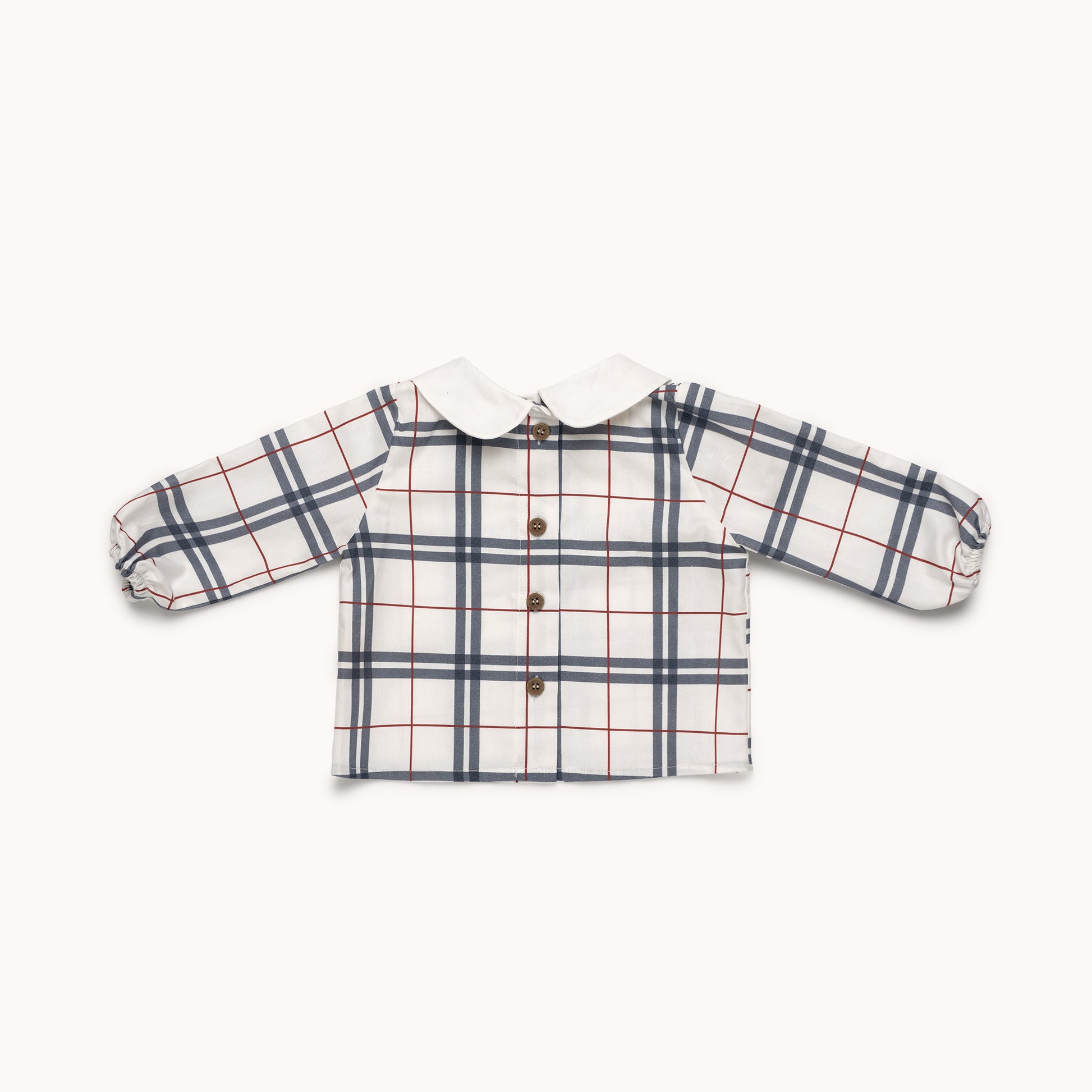 Blusa bebé oxford cuadros