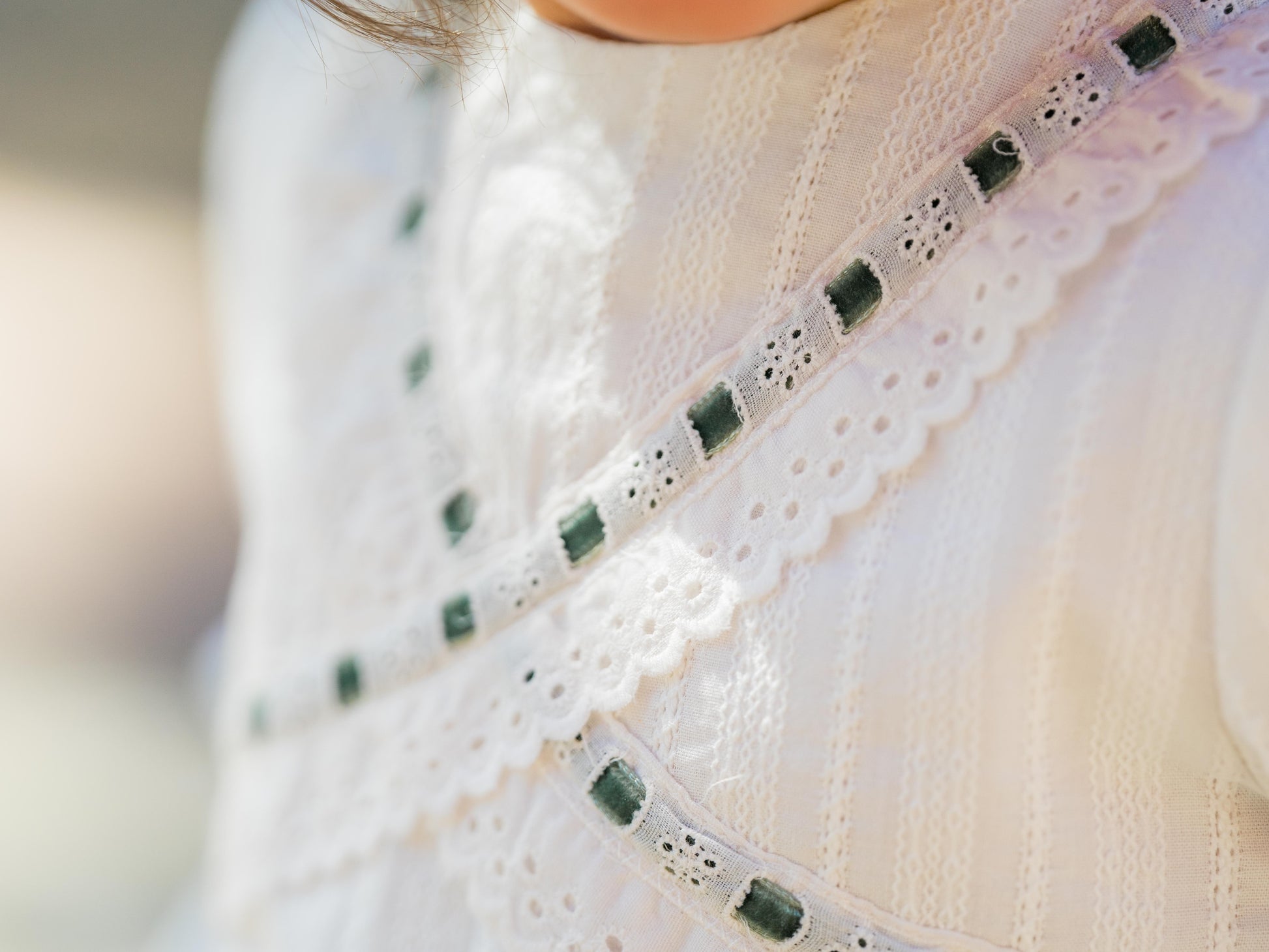 Jesusito bordado verde