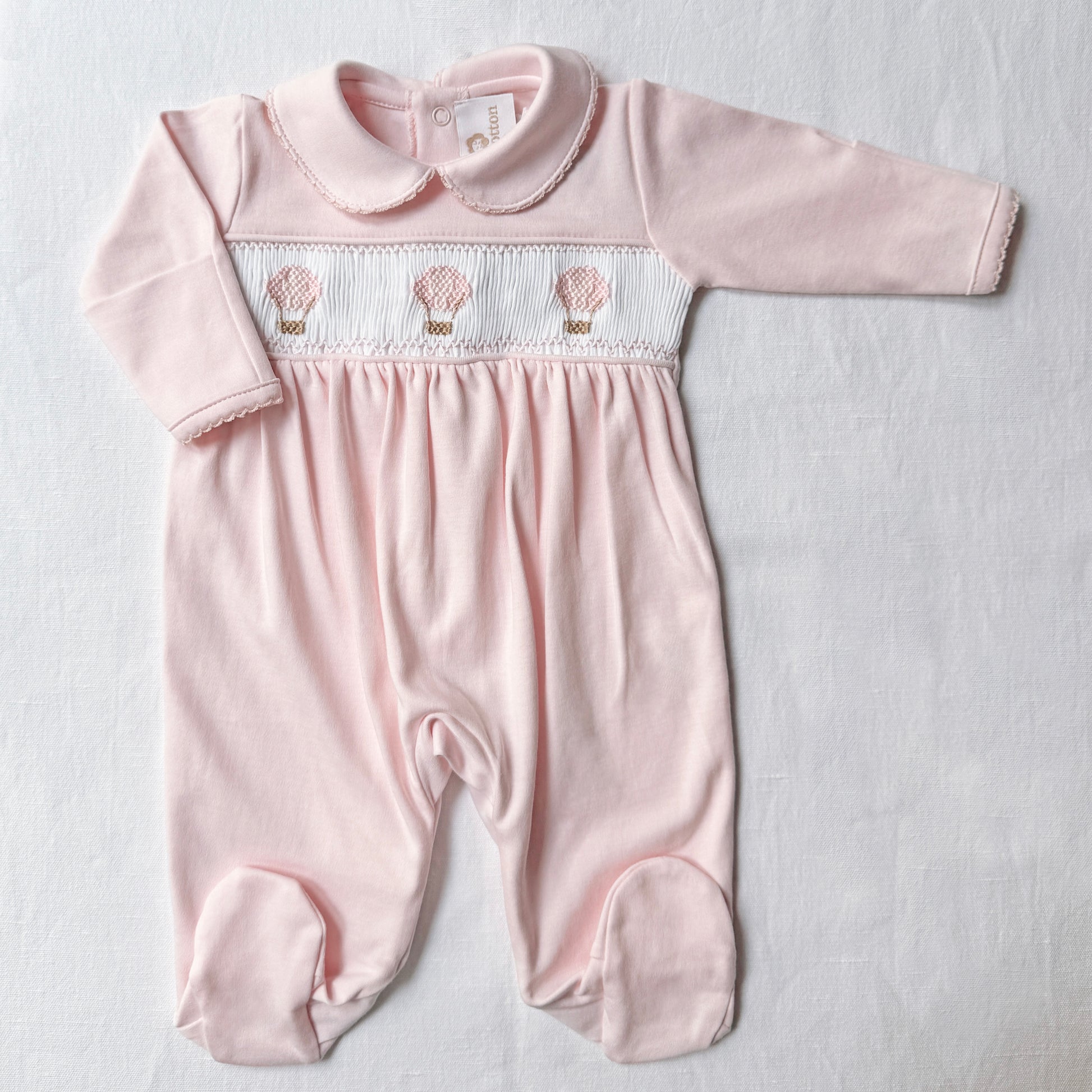 Pijama enterizo globos rosa