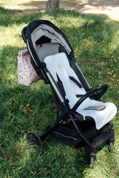 Colchoneta silla paseo estrecha blanca