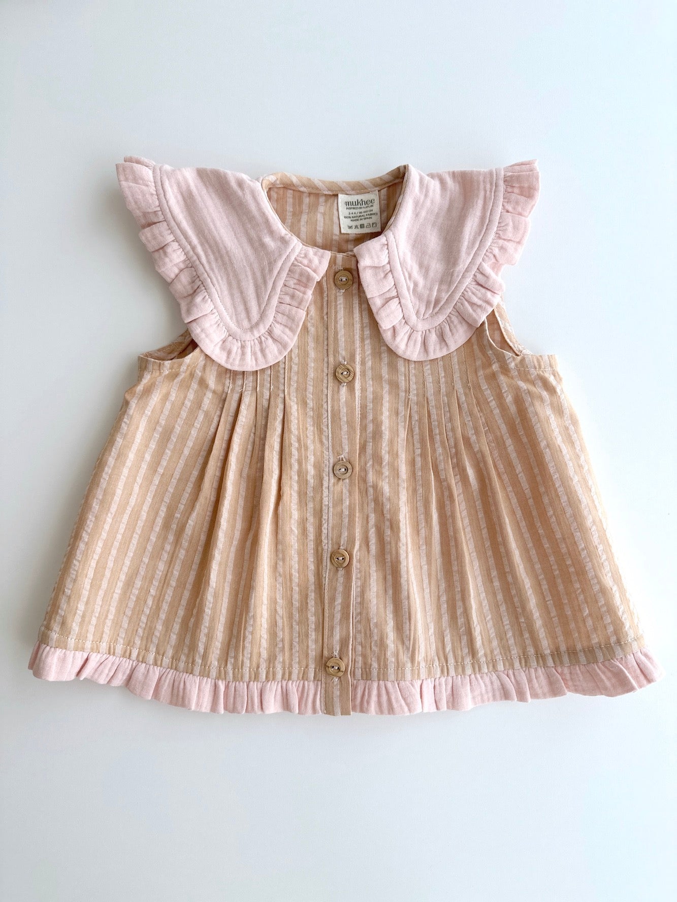 Blusa Jaretas Mahón Melocotón