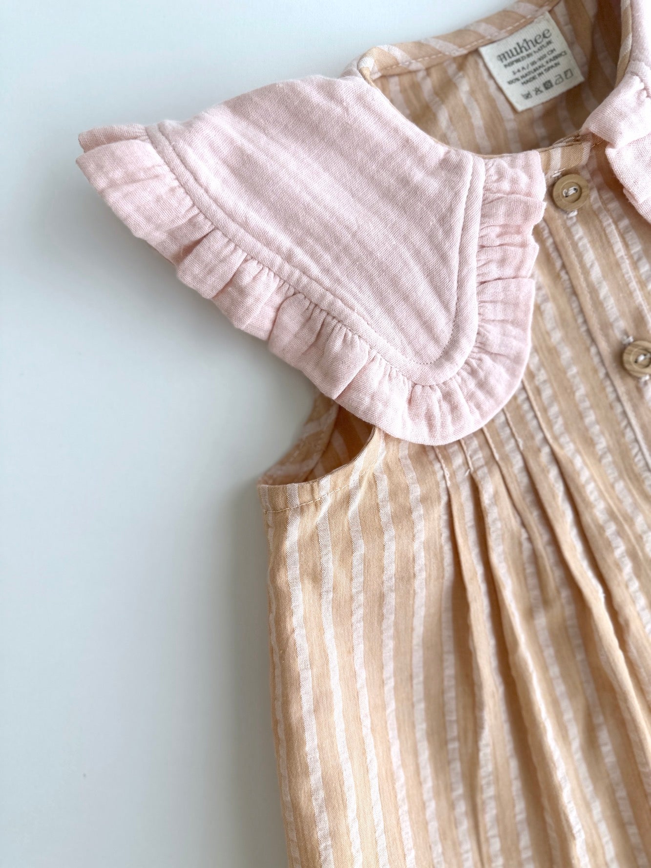 Blusa Jaretas Mahón Melocotón