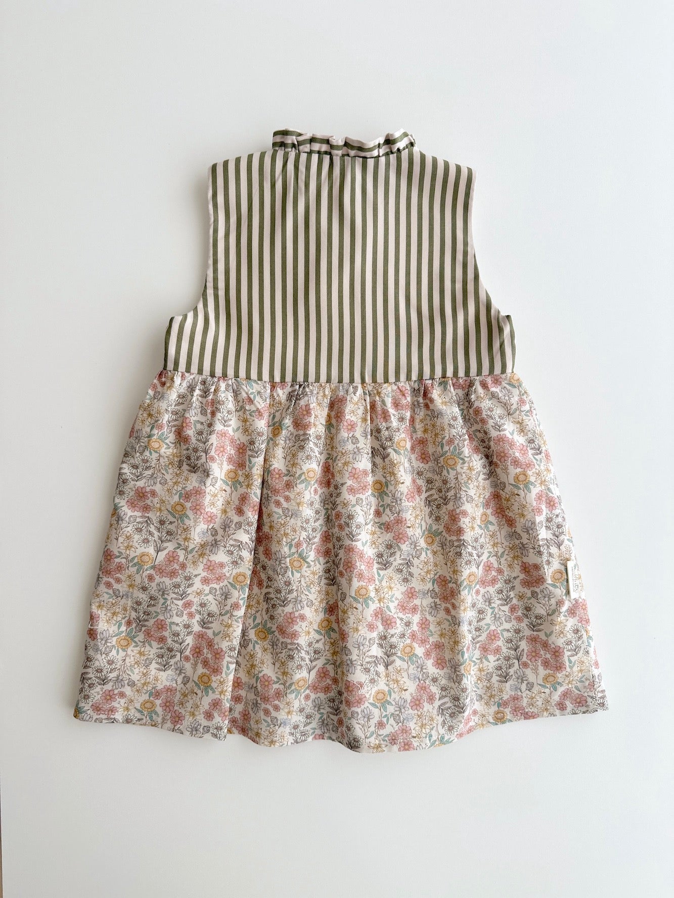 Vestido Santillana Rayas y Flores