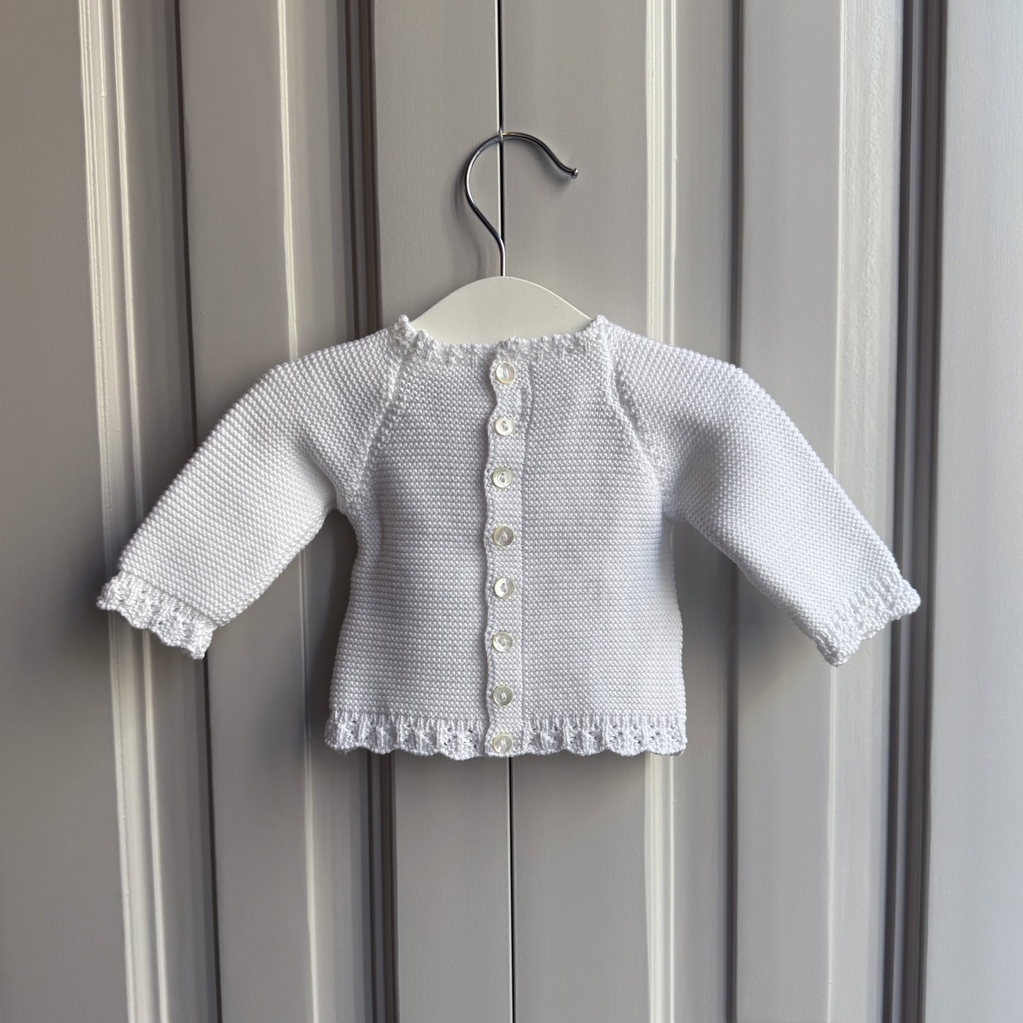 Jersey bebé algodón blanco