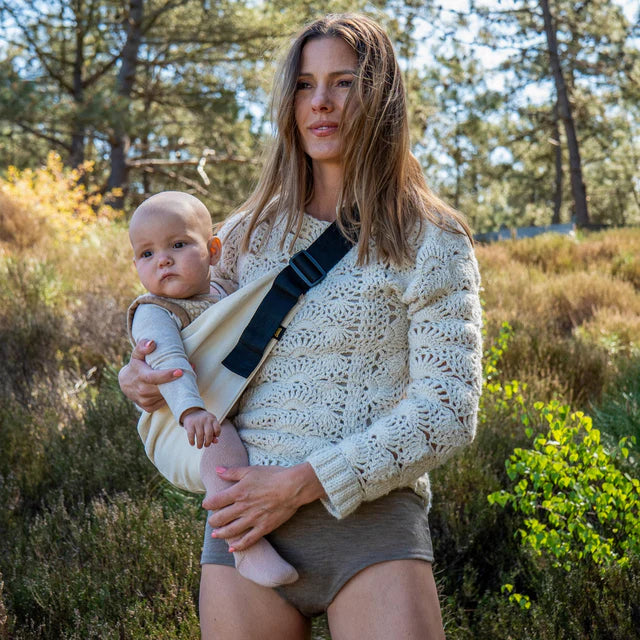 Portabebé Bandolera - ECO White