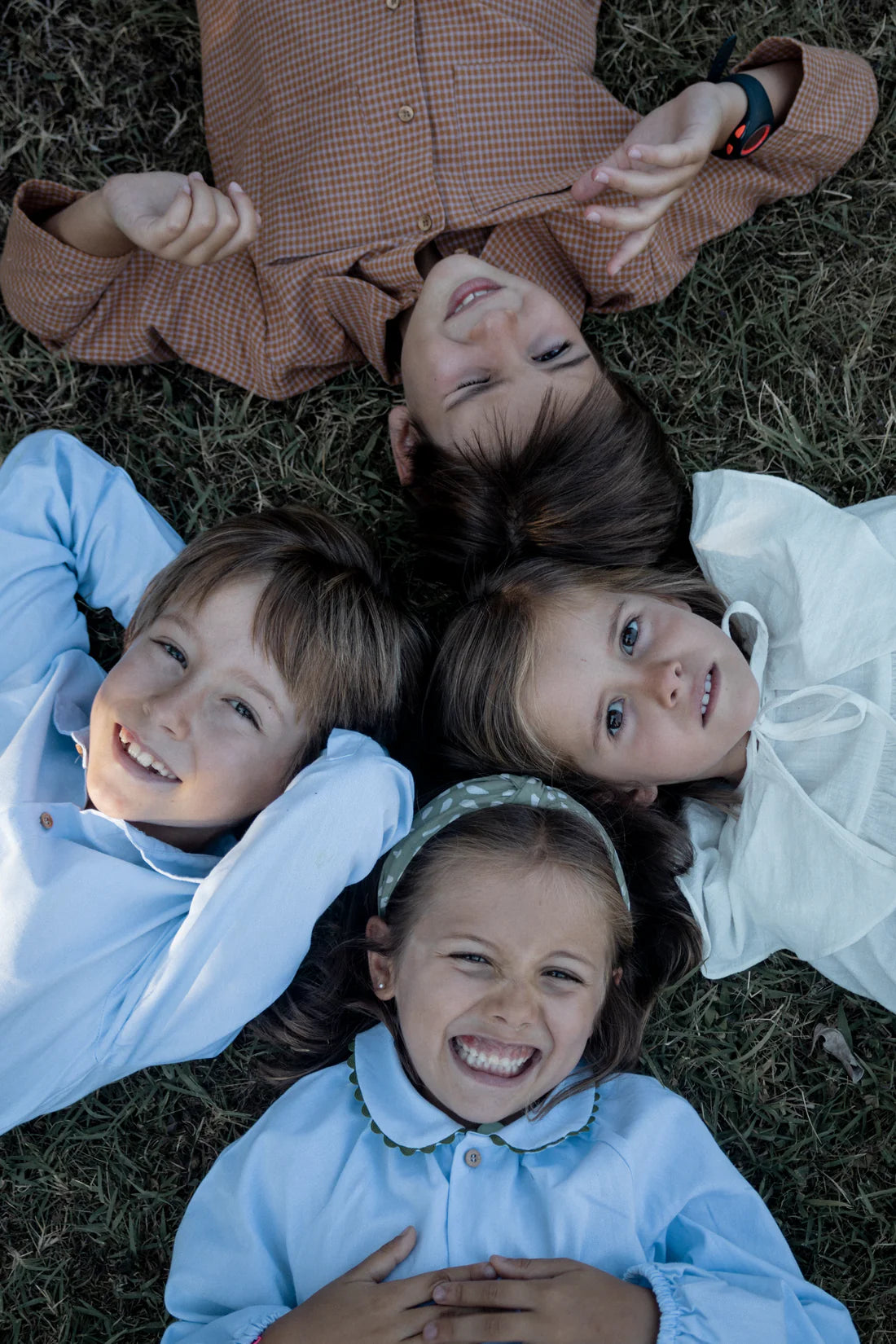 Blusa Lily oxford celeste