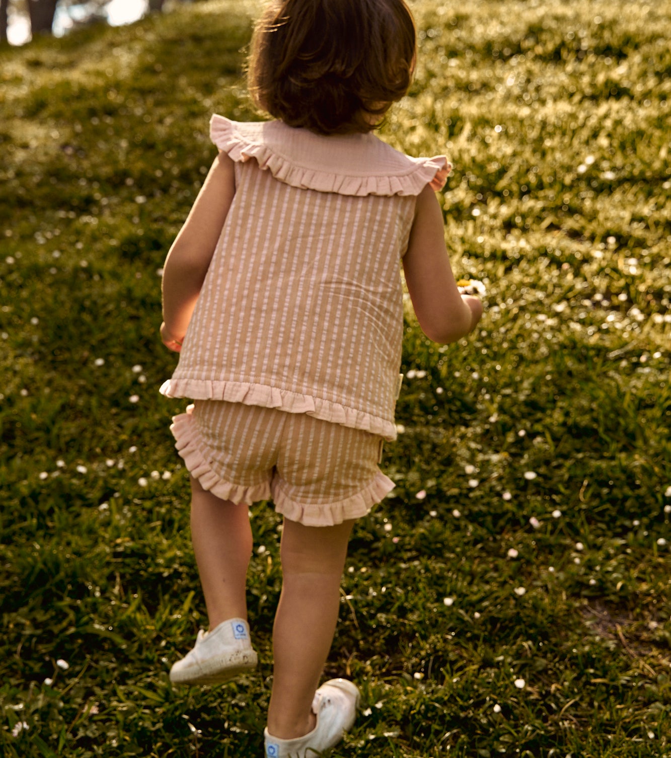 Blusa Jaretas Mahón Melocotón