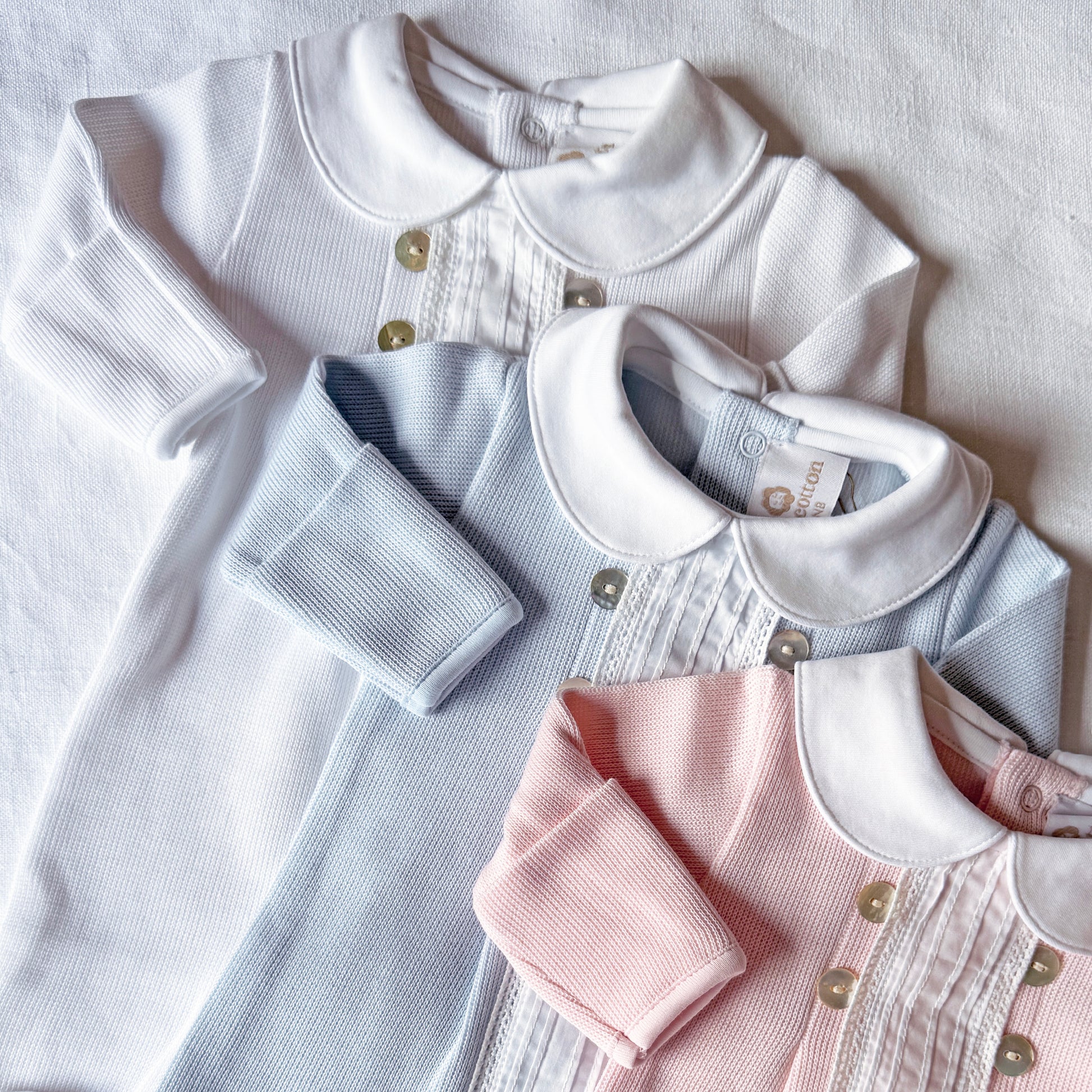 Pijama bambalino blanco