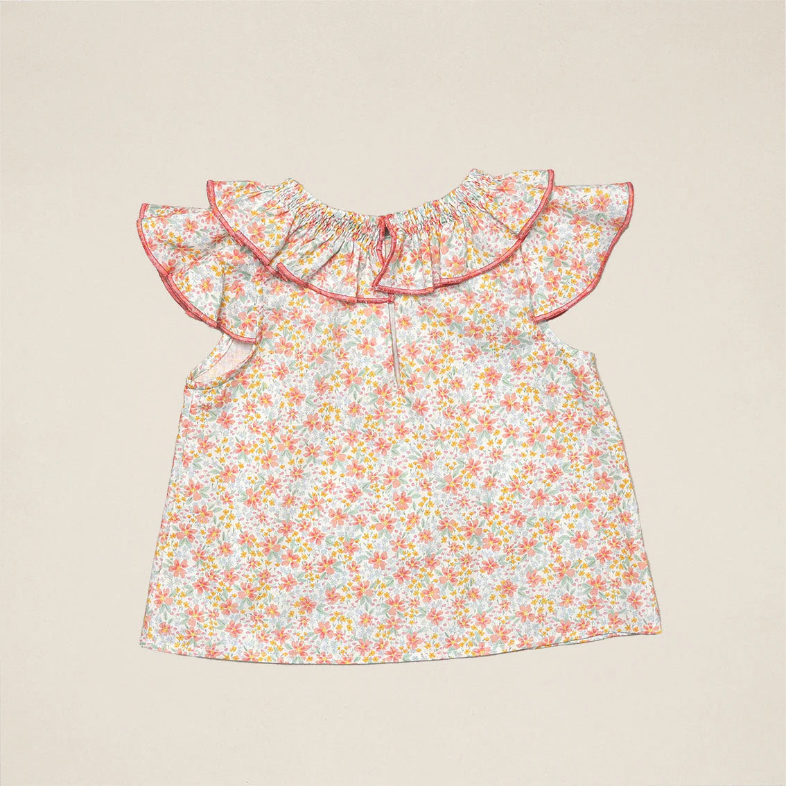 Blusa cuello fruncido garden