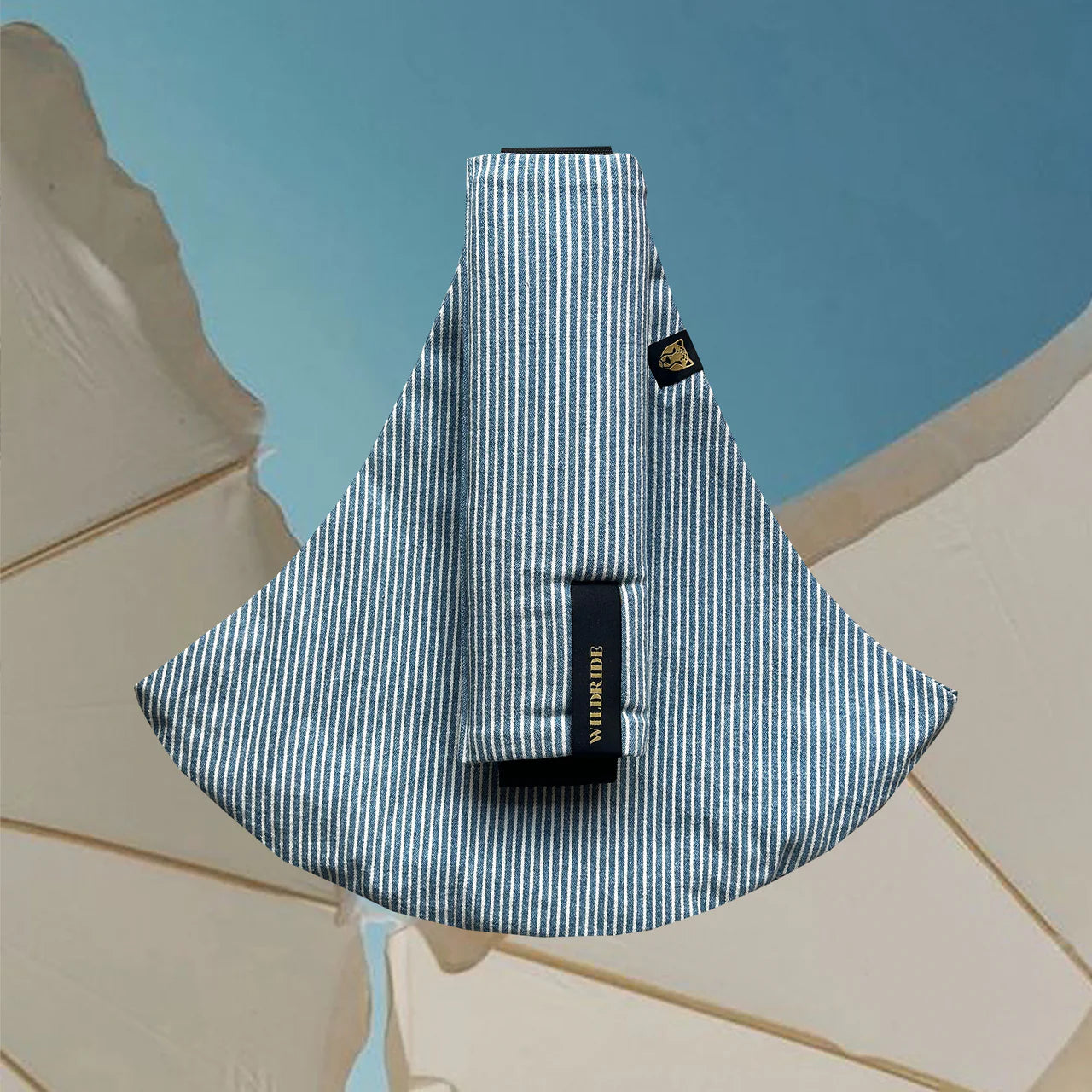 Portabebé Bandolera - Light Denim stripe