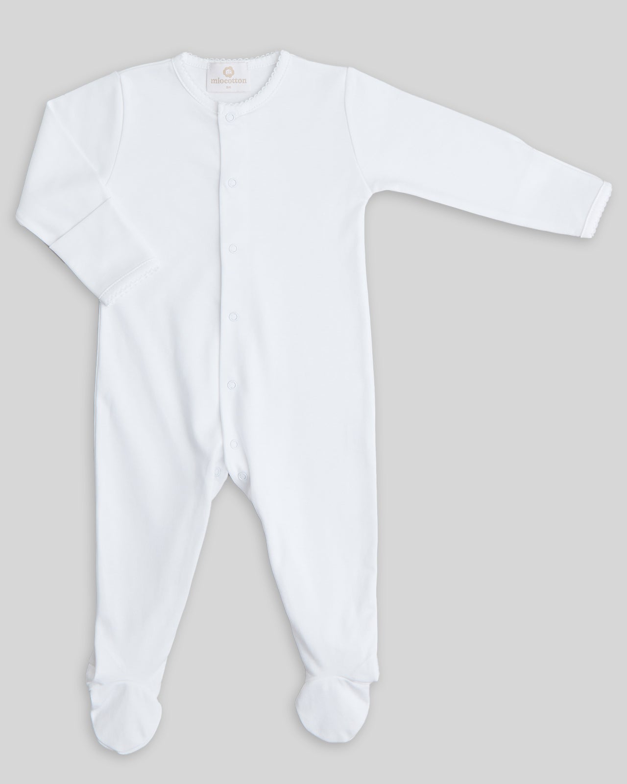 Pijama enterizo básico blanco