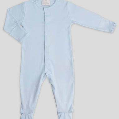Pijama enterizo básico celeste