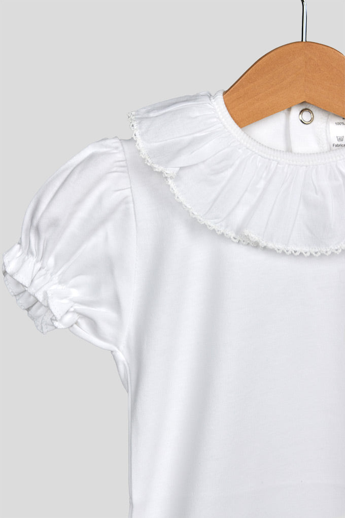 Body cuello redondo blanco MC