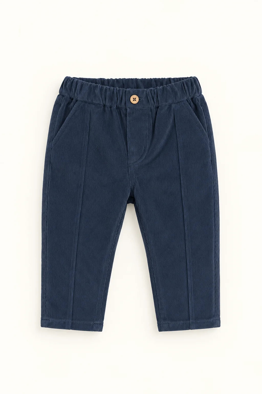 Pantalón niño pana azul