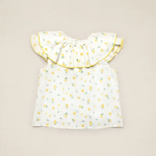Blusa cuello volantes Lemonde