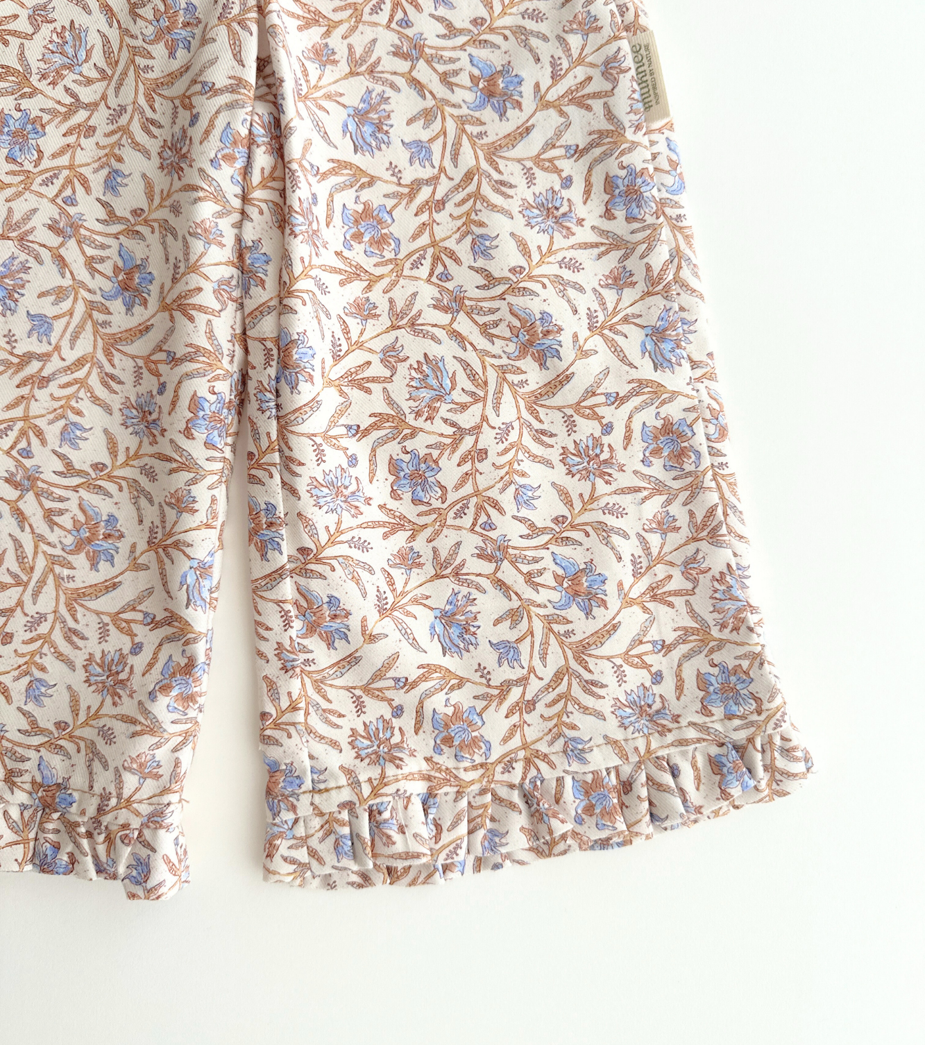 Pantalón volantes | Raíz | Flores y Cuadros