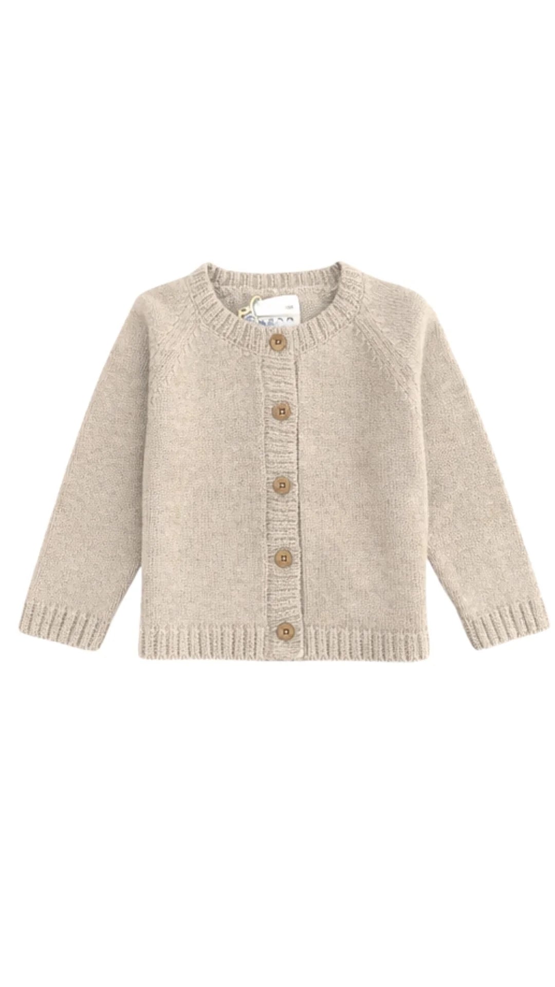 Chaqueta Knit Beige Oscuro