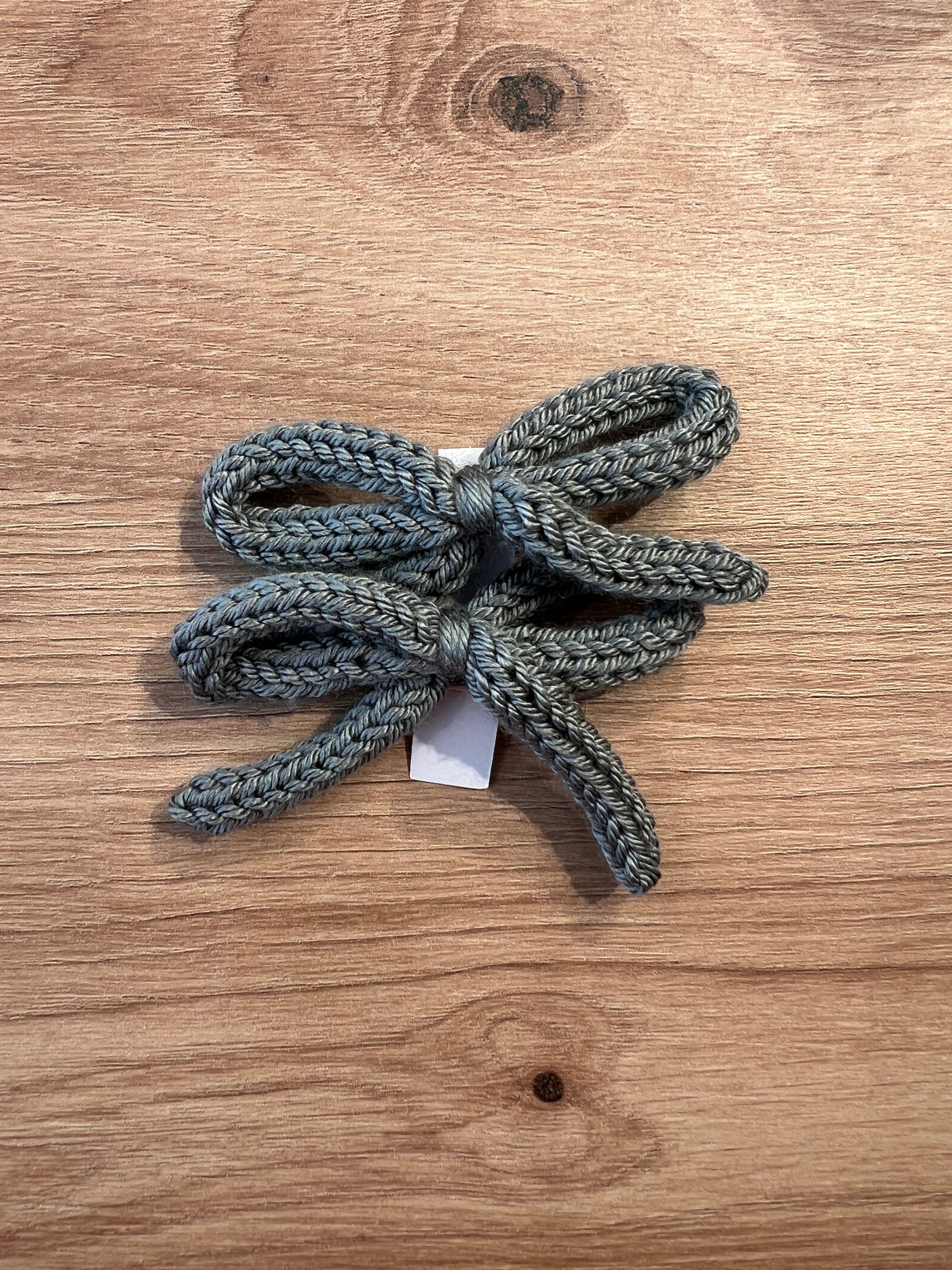 Pack 2 lazos con pinza gris