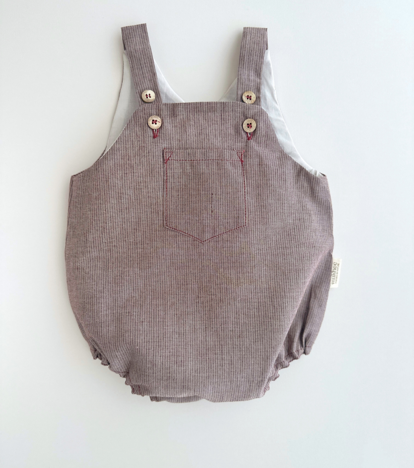 Ranita tirantes | Savia | Rayas Burdeos