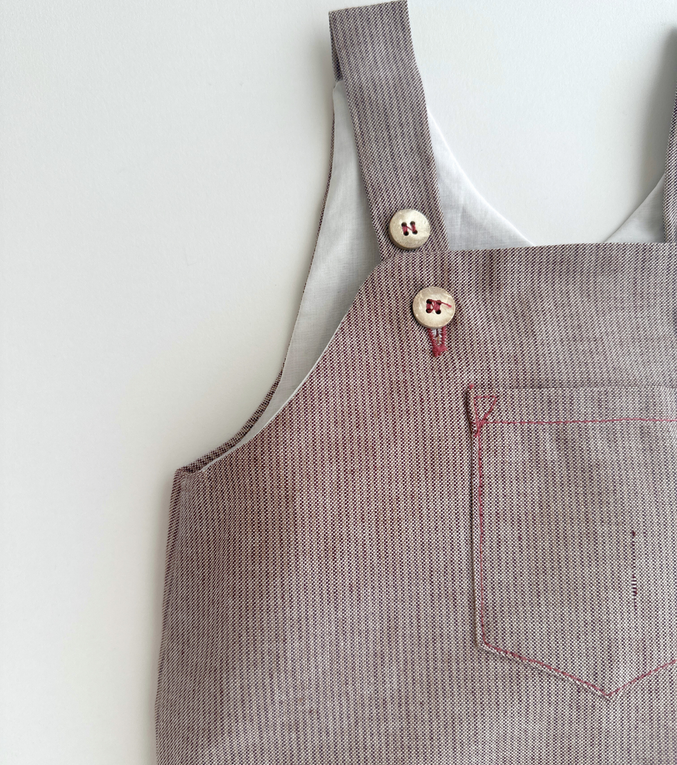 Ranita tirantes | Savia | Rayas Burdeos