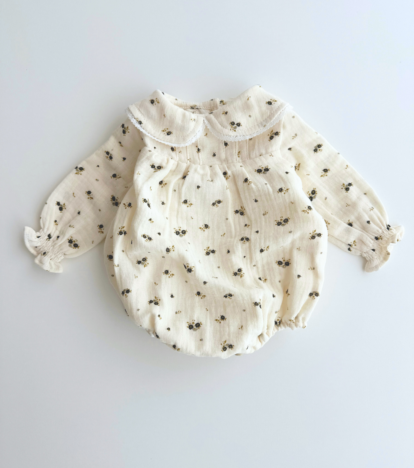 Ranita jaretas cuello bebé | Bruma | Mini flor ceniza