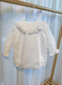 Pelele blanco cuello smock