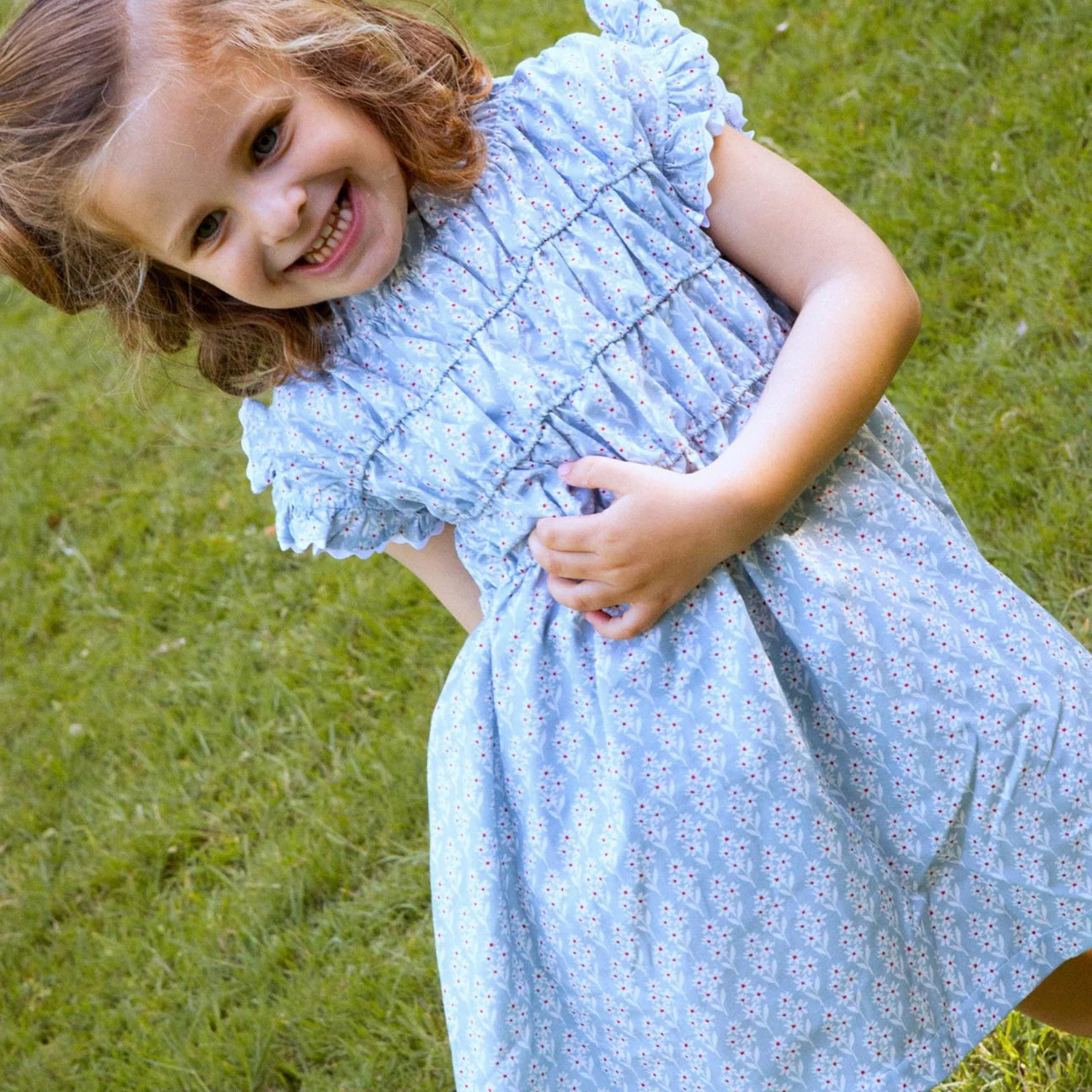Vestido engomado Flores Piccolini