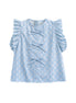 Blusa lazadas flores Piccolini