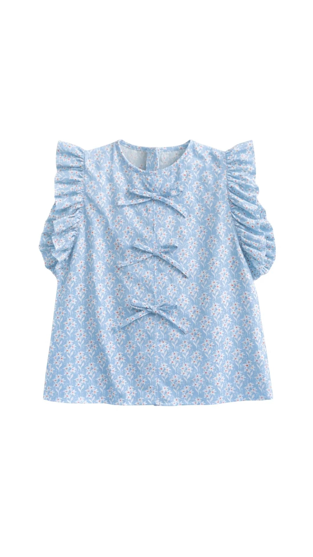 Blusa lazadas flores Piccolini