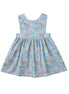 Vestido flores zigzag florini
