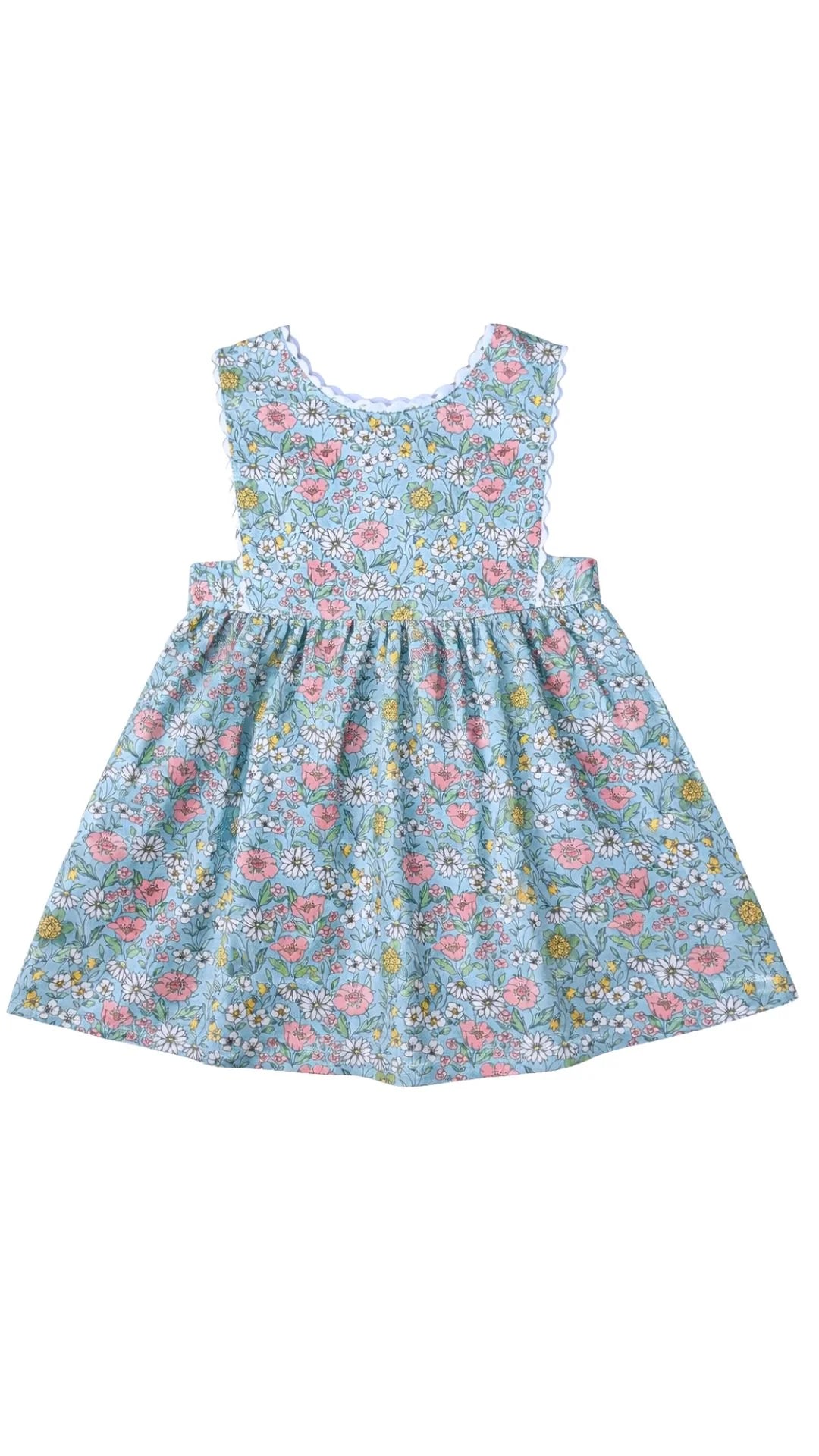 Vestido flores zigzag florini