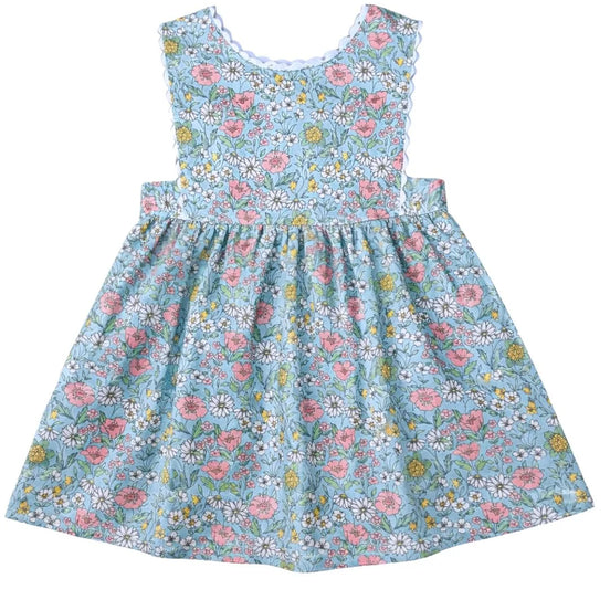 Vestido flores zigzag florini