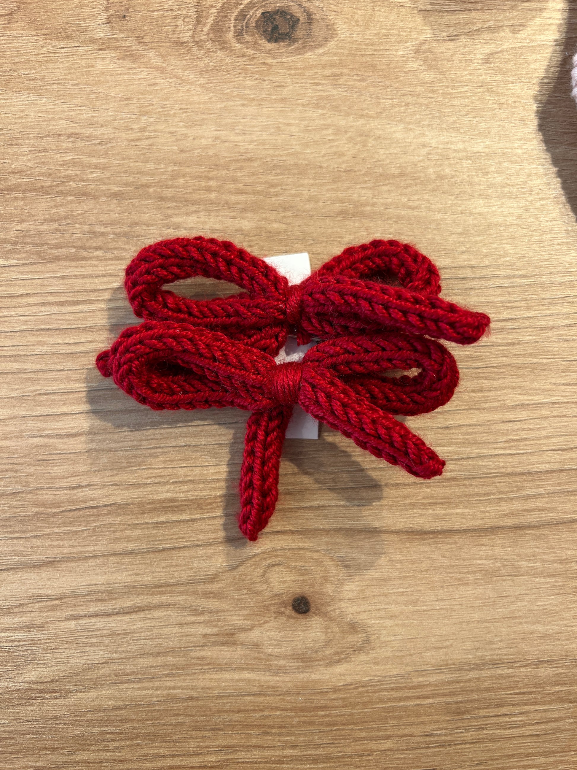 Pack 2 lazos con pinza rojo