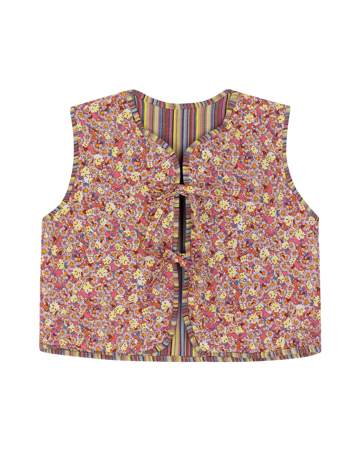 Chaleco Stripes & Flowers