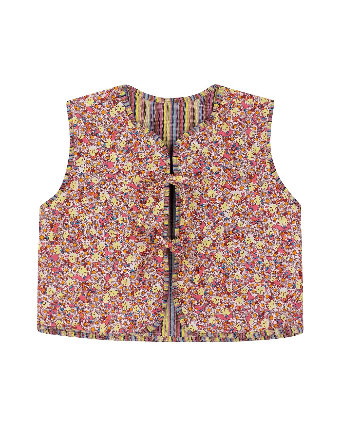 Chaleco Stripes & Flowers