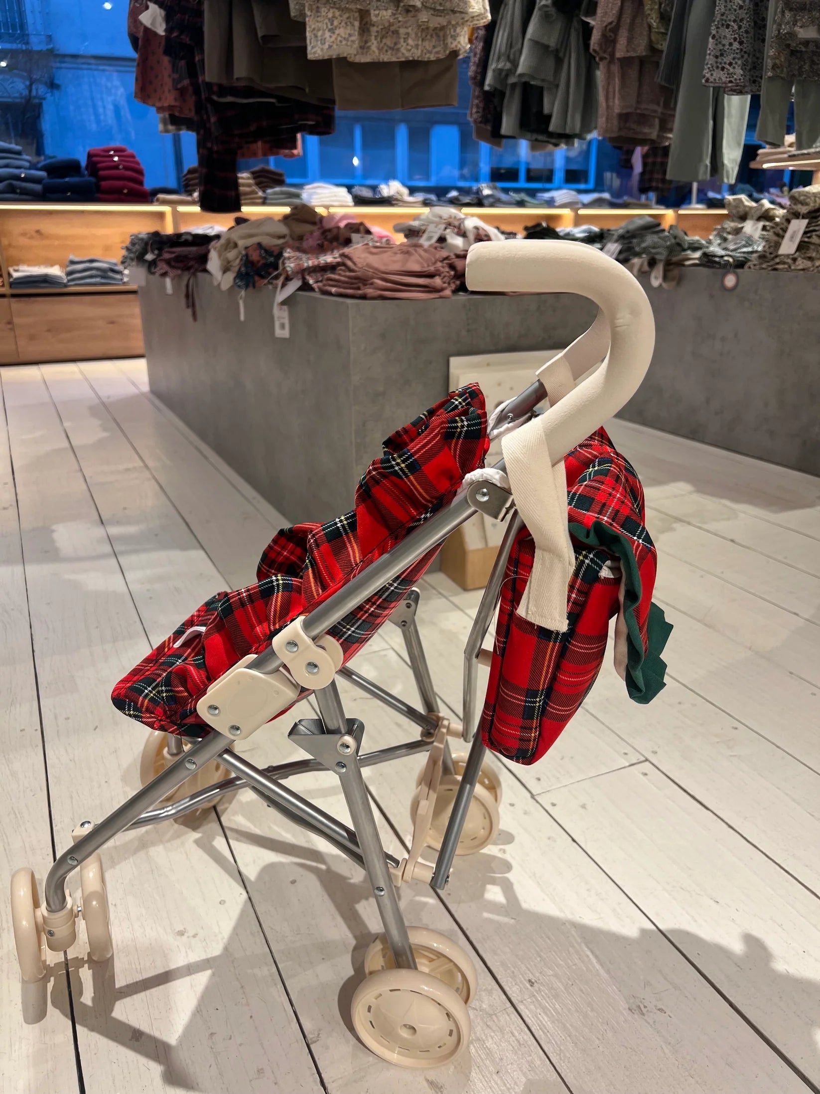 Sillita de paseo Escocesa Roja