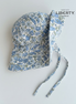 Sombrero ala Nomeolvides - Flores azul