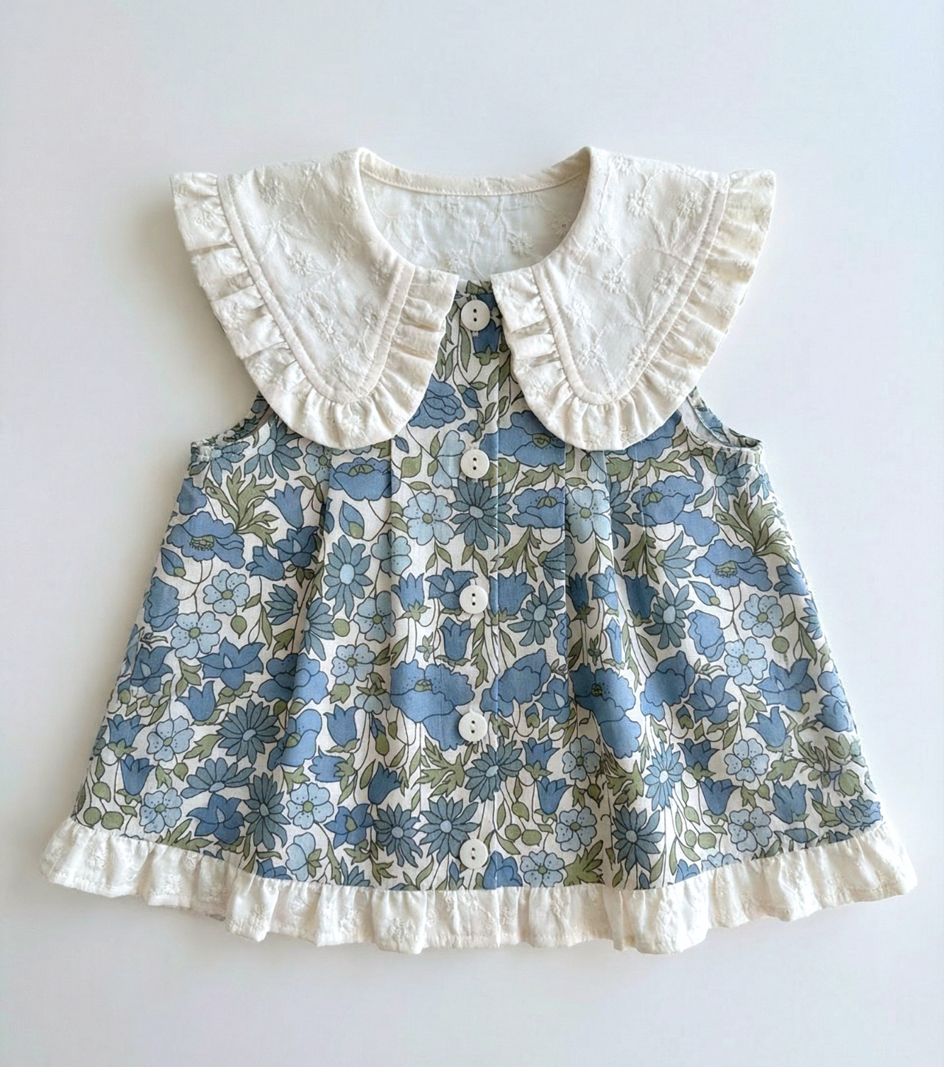 Blusa jaretas Nomeolvides - Flores