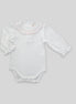 Body smock rosa manga larga