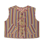 Chaleco Stripes & Flowers