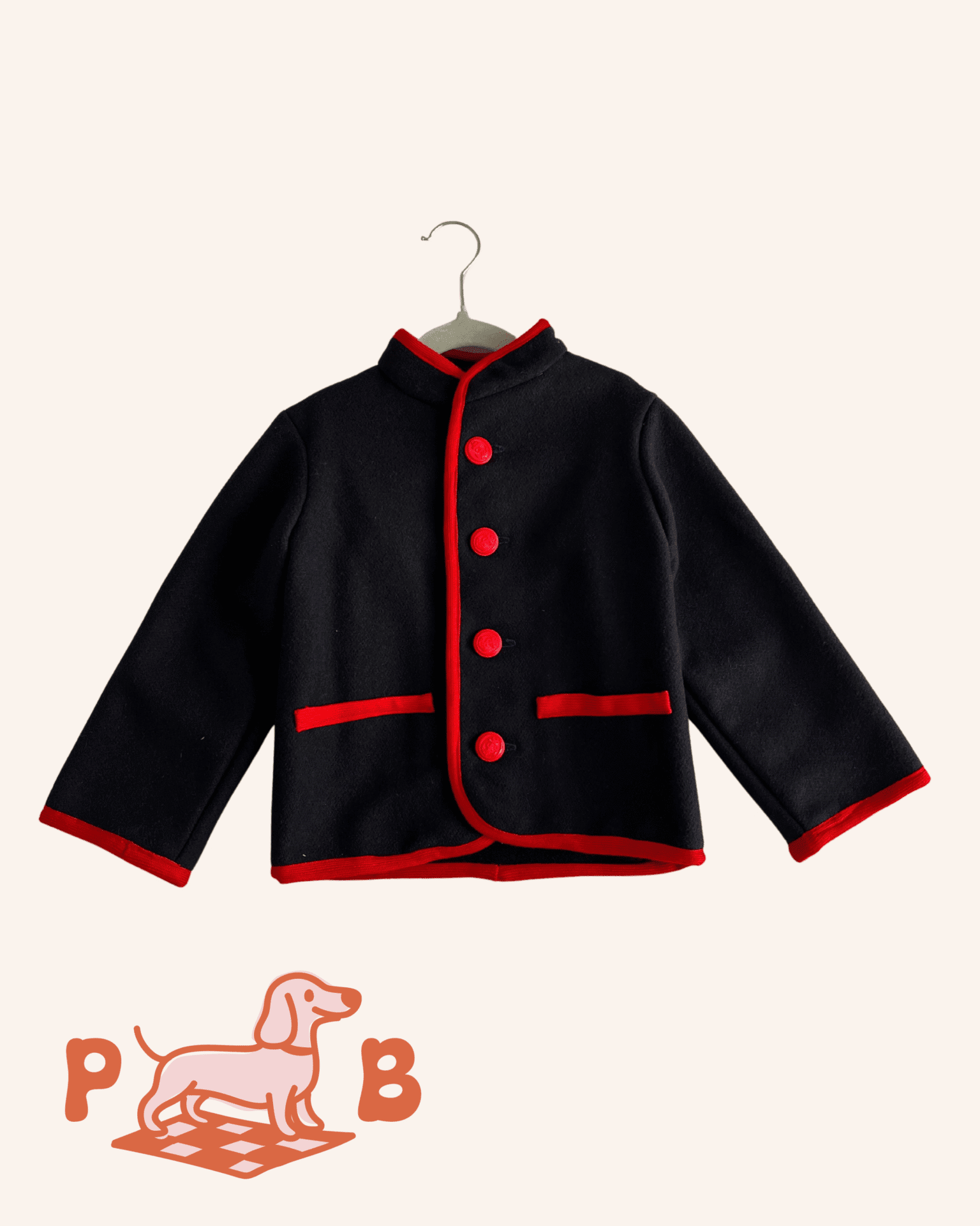 Autríaca lana azul marino