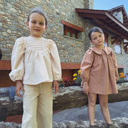 Pantalón pana beige