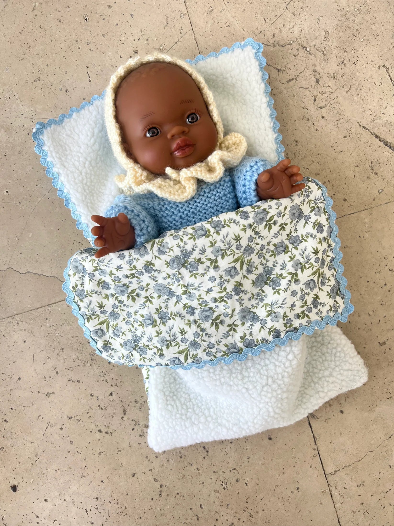 Arrullo para muñeca Azul