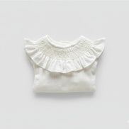 Blusa cuello nido cruda rayita