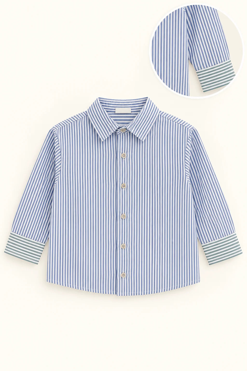 Camisa oxford tricolor