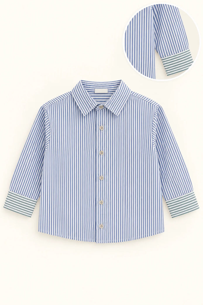 Camisa oxford tricolor