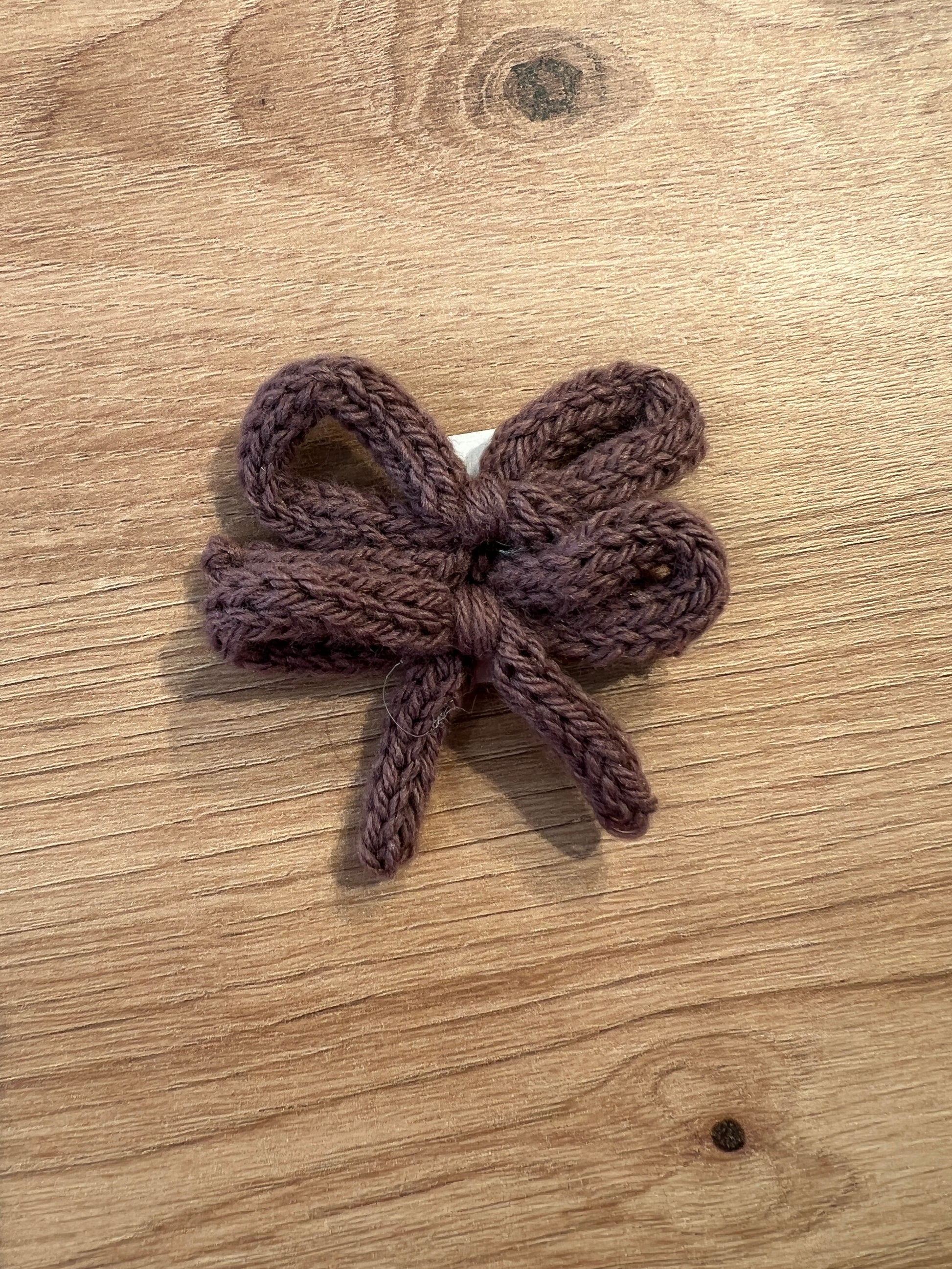 Pack 2 lazos con pinza ciruela