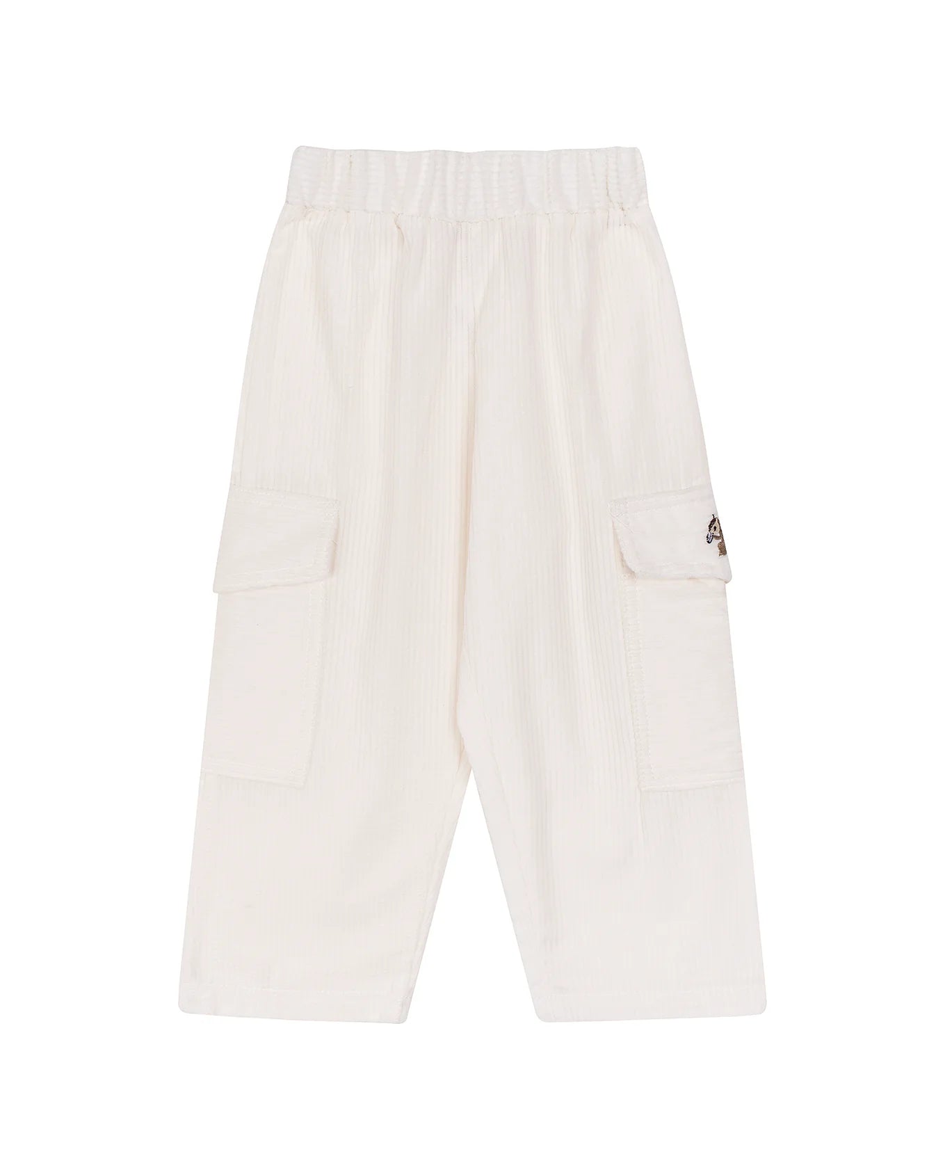 Pantalón pana blanco