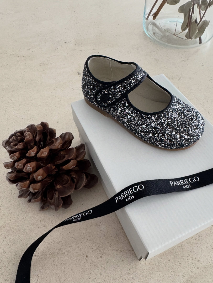 Mercedita Mercedes Glitter Carbón