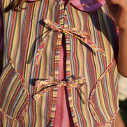 Chaleco Stripes & Flowers